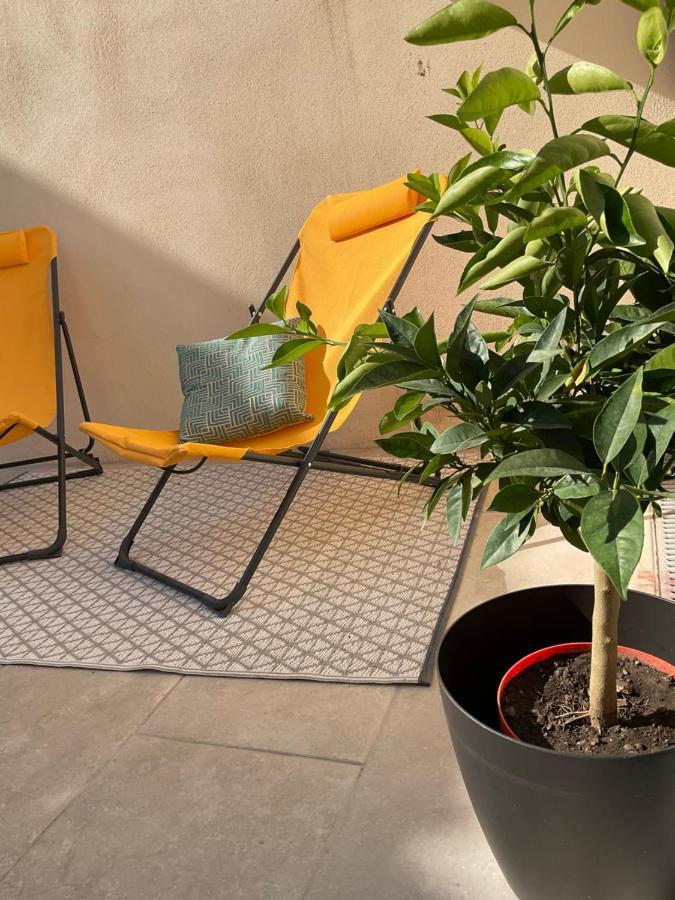 Studio pour 2 avec terrasse au pied de la Cité : ma pierre à l’édifice Carcassonne Exterior foto