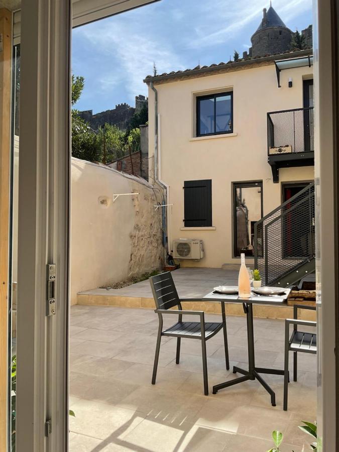 Studio pour 2 avec terrasse au pied de la Cité : ma pierre à l’édifice Carcassonne Exterior foto