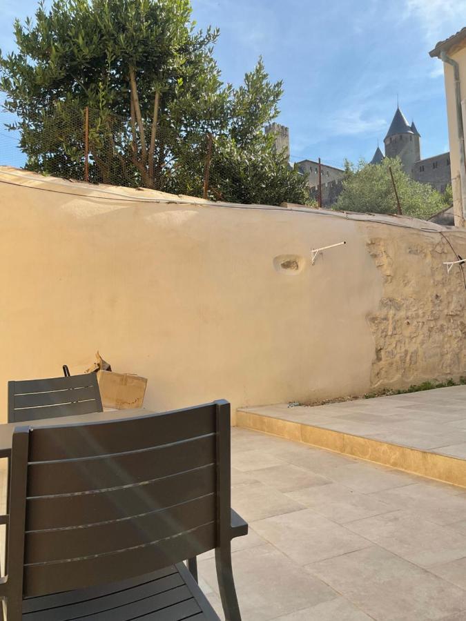 Studio pour 2 avec terrasse au pied de la Cité : ma pierre à l’édifice Carcassonne Exterior foto
