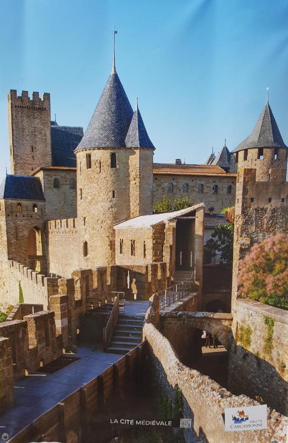 Studio pour 2 avec terrasse au pied de la Cité : ma pierre à l’édifice Carcassonne Exterior foto